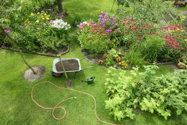 Flower Bed Construction in Little River