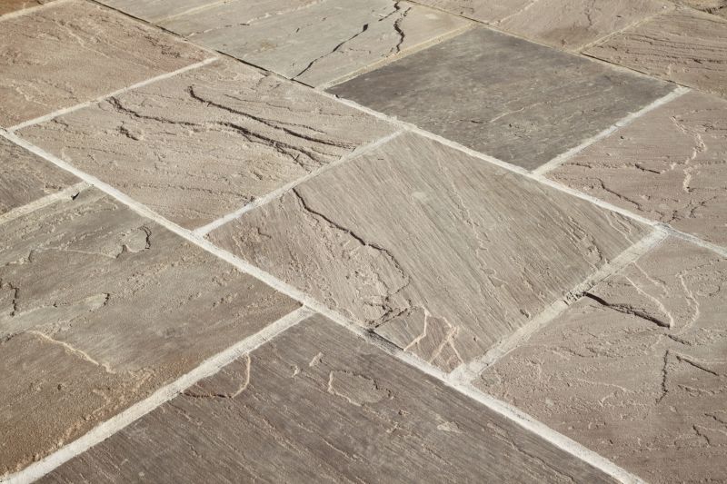 Natural stone paver surface
